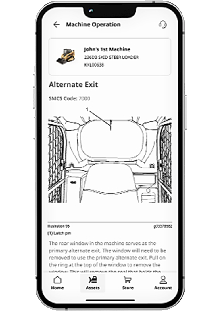 Easily See Operations & Maintenance Manuals with the Cat Central App
