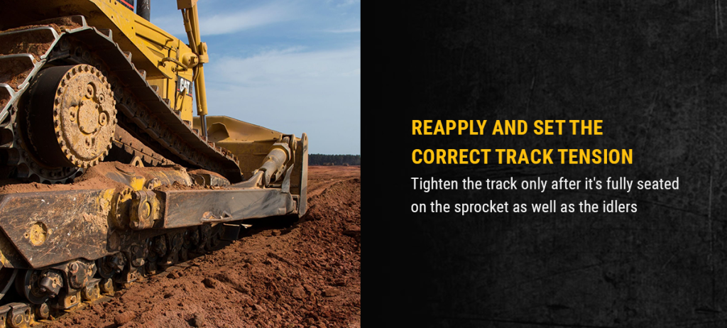 Reapply and Set the Correct Track Tension