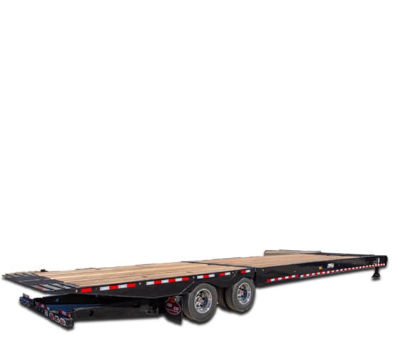 Load King Sliding Folding Tail Trailer